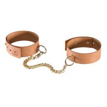 Bijoux Indiscrets Бежевые кандалы MAZE KNEE CUFFS (бежевый)