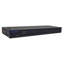 16-port KVM Switch Rack Mount 1U 19" (консоль VGA, 2xPS 2, 2xUSB; выходы 16xHDB-15 KVM Cable port, слот модуля KVM-over-LAN) [MK116C]