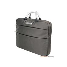 Сумка для ноутбука Jet.A LB15-04 до 15,6 (Серый, качественный нейлон полиэстер, стильный дизайн, аллюминевые ручки, SIZE 415*55*315мм)