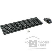 Oklick 250M Black USB Клавиатура + мышь, беспроводная slim 997834