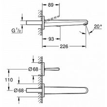 Смеситель Grohe Eurodisc joy 19969LS0 для раковины