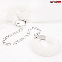 Bior toys Белые меховые оковы на сцепке с ключиками (белый)