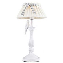 Настольная лампа декоративная OML-775 серебристо-белый кремовый E27 1*40W 220V арт.OML-77504-01