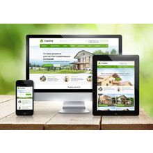 Стройка - корпоративный сайт строительной компании