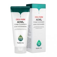 Очищающая пенка с центеллой азиатской для проблемной кожи FarmStay Cica Farm Acne Foam Cleanser 180мл