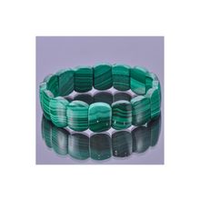 Бусики-Колечки Браслет Малахит "Клеопатра" арт.бНМХ-2(16-12)-18-1