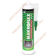 МАКРОФЛЕКС НА147 герметик Огнеупорный (0,3л)   MAKROFLEX НА147 герметик силикатный огнеупорный черный (0,3л)