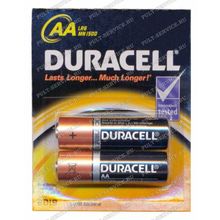 Батарейка Duracell LR06 (AA) (1,5V) alkaline блист-2