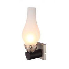 Бра декоративное LOMBARDY серебро коричневый белый E27 1*60W 220V арт.A6801AP-1BR