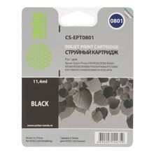 Картридж струйный Cactus CS-EPT0801 черный для Epson Stylus PhotoP50 PX650 PX660 PX700 PX700W PX710 