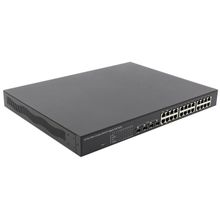 Коммутатор  MultiCo   EW-P70244   Ethernet Switch  (20UTP 10 100 1000Mbps PoE  +  4Combo  1000BASE-T SFP)