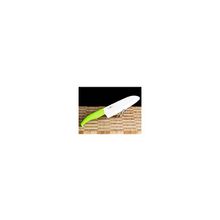 Нож кухонный Tanomi Шеф 175 мм с зелёной рукоятью