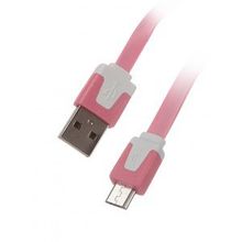 USB-microUSB 2,0 mr.Cable MDU2.AMC.M-01-FT(Pink) 1
