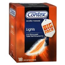 Contex Особо тонкие презервативы Contex Lights - 18 шт.