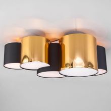 TK Lighting Потолочный светильник TK Lighting 3447 Mona Black Gold ID - 483195