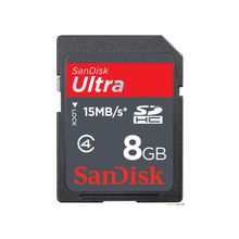 Карта памяти SDHC 8Gb SanDisk Ultra Class6