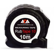 ADA Рулетка ударопрочная ADA RubTape 10 с полимерным покрытием ленты (сталь, с двумя СТОПами, 10 м)