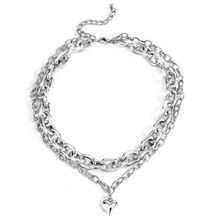 Многослойное колье "Сердце" (арт. 83089-1)