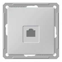 Розетка телефонная 1xRJ11 W59, хром матовый |  код. RSI-152T-5-86 |  Schneider Electric