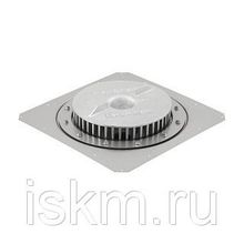 Воронка Geberit Pluvia в сборе, расход 25 л сек, с фланцем для крепления гидроизоляционного материала