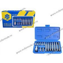 Биты 1 2 15пр звездочки torx T20,25,30,40,45,50,55 VOREL 66580