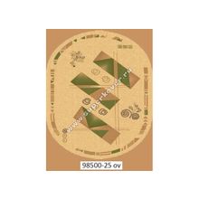 Люберецкий ковер Супер акварель  98500-25 овальный, 2.5 x 4