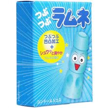 Презервативы Sagami Xtreme Lemonade с ароматом лимонада - 5 шт. Голубой