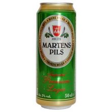 Пиво Мартенс Пилс, 4*0.500 л., 5.0%, светлое, железная банка, 24