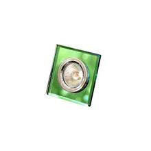 Elvan 8270GREEN-SILVER LIGHT GLASS точечный встаиваемый светильник
