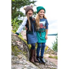 Leya.me Юбка джинсовая зеленая ALD 022