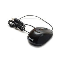 Мышь Chicony MS-0838 travel mouse USB, оптическая 1000dpi, black color, blister package