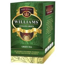 Чай зеленый Williams Ceylon Green (25 пак)