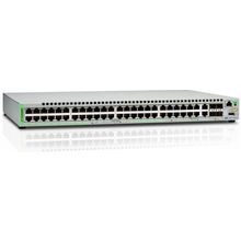 at-gs948mx-50 (Коммутатор gigabit ethernet managed switch with 48  10 100 1000t ports, 2 sfp copper combo ports, 2 sfp sfp+ uplink slots, single fixed ac power supply)