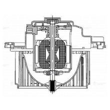 Э Вентилятор Отоп. Для А М Kia Rio Ii (05-) Kia Rio Ii (05-) LUZAR арт. LFH0810