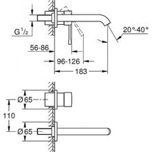 Смеситель Grohe Essence New для раковины, 19408001