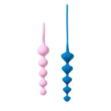 Satisfyer Набор из 2 цветных анальных цепочек Satisfyer Beads