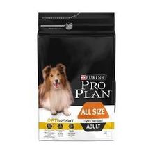 Корм сухой Purina Pro Plan для взрослых собак всех пород склонных к избыточному весу и или стерил (курица) 3кг