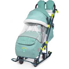 Ника Санки-коляска НИКА ДЕТЯМ 7-3 зеленый