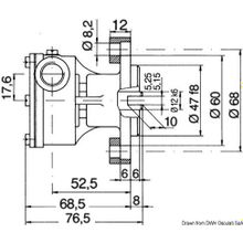 Osculati Nauco FPR038 034 pump 3 8 outlets, 16.138.00