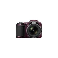 Nikon coolpix l820 16mpix пурпурный 30x 3" 1080p 65mb sdhc aa