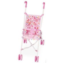 Коляска DECUEVAS TOYS 90097-3 трость розовые цветы 56 см