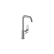 Смеситель для умывальника, Focus E2, высокий излив, с донным клапаном, Hansgrohe 31609000