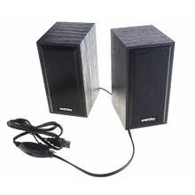 Мультимедийные стерео колонки ONE, мощность 6Вт, черная SmartBuy