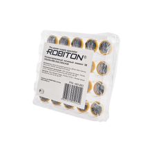 Батарейка ROBITON  PROFI R-CR2450HB52-BULK20 CR2450-HB5.5 20.5 3.0В с выводами под пайку BULK20, в упак 20 шт