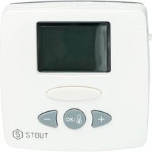 Термостат комнатный электронный WFHT-LCD с выносным датчиком Stout, STE-0002-000015
