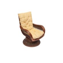 Tetchair Кресло-качалка "ANDREA Relax Medium"  с подушкой , Pecan Washed (античн. орех)