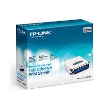 Принт-сервер TP-Link TL-PS110P с 1 параллельным портом и 1 портом Fast Ethernet
