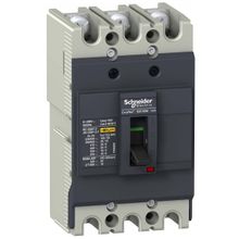 Автоматический выключатель EZC100 30 кА 380 В 3П3Т 25 A | код. EZC100H3025 | Schneider Electric
