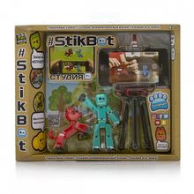 Stikbot Игрушка Stikbot студия с питомцем TST615A 1