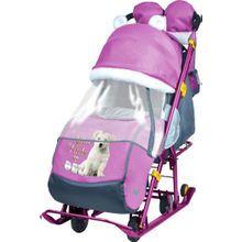 НИКА Cанки-коляска НИКА ДЕТЯМ 7-2 Dog орхидея